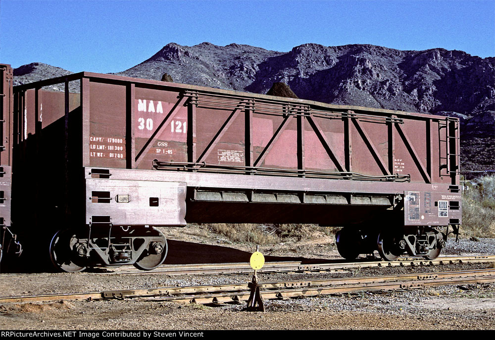 Magma Arizona Railway ex SP copper concentrate car MAA #30121